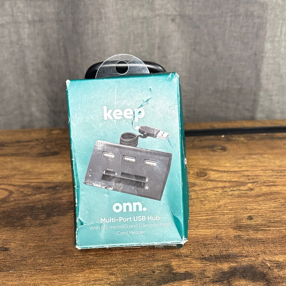 Onn Black Multi-Port USB Hub